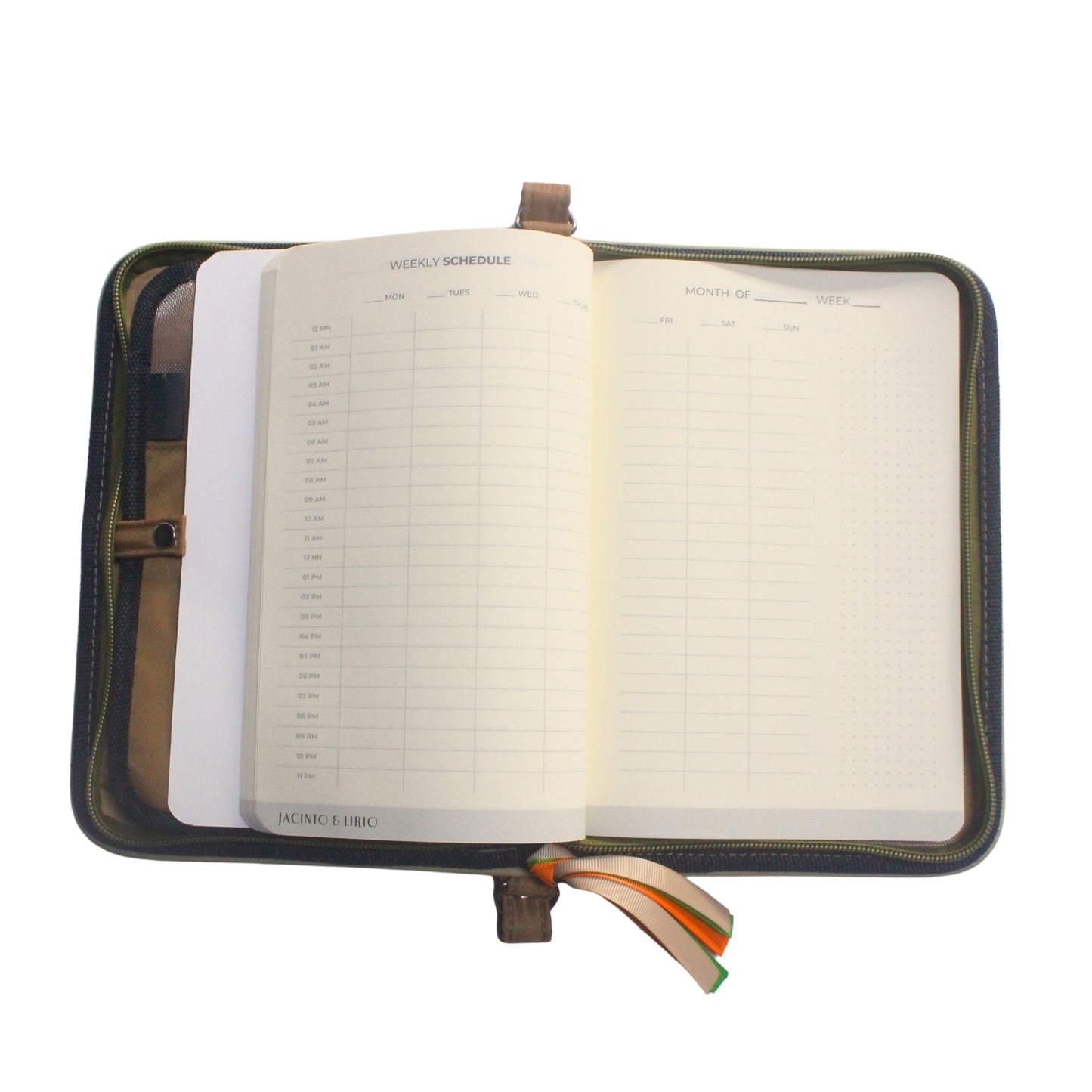 Gala Boracay family passport holder daily planner open weekly schedule planner.