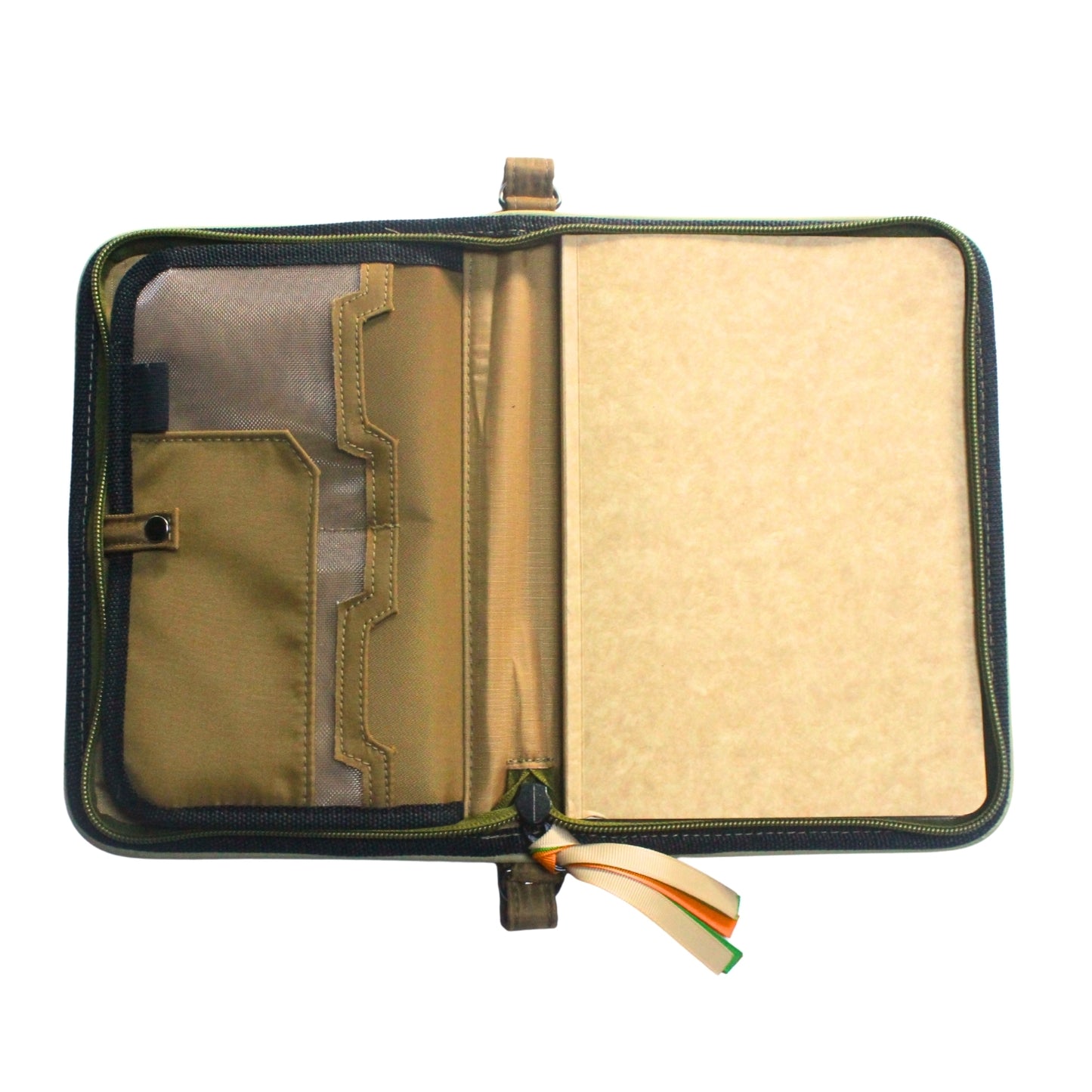 Gala Boracay family passport holder daily planner open with planner view.