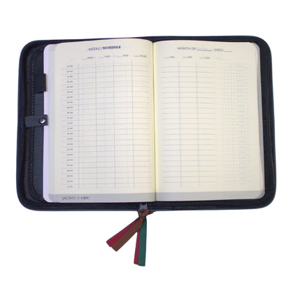 Gala Chocolate Hills family passport holder daily planner open weekly schedule planner.