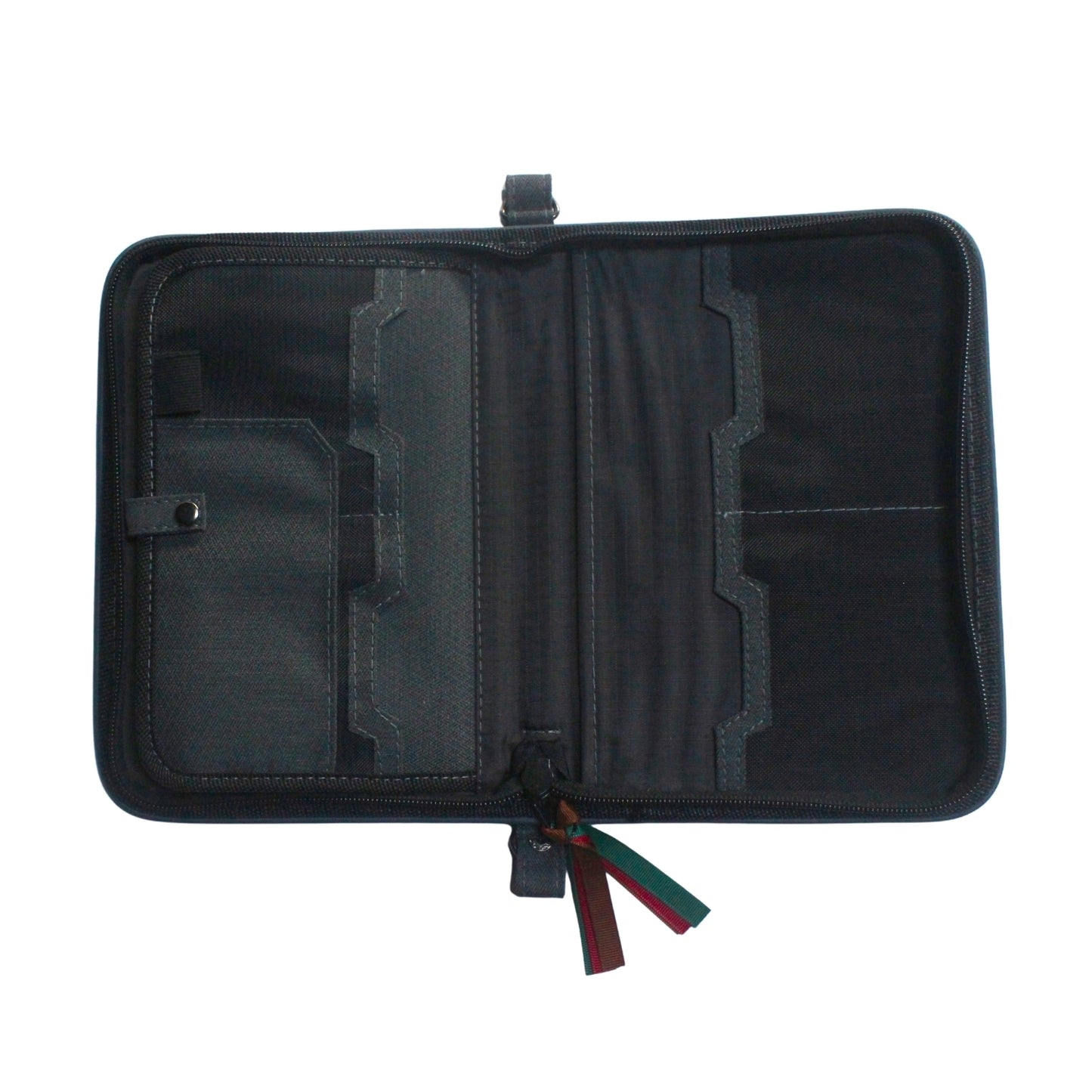 Gala Chocolate Hills family passport holder daily planner open empty view.