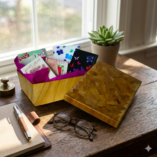 Water Hyacinth Inlaid Boxes, Water Hyacinth Inlaid Boxes, Ecoingenuity Inc., Jacinto & Lirio. - Jacinto & Lirio