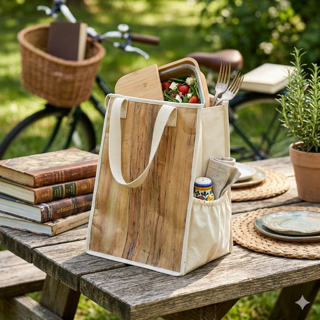 Vegan Leather Insulated Eco-bag, Insulated Eco Bag, Ecoingenuity Inc., Jacinto & Lirio. - Jacinto & Lirio