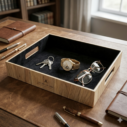 Vegan Leather Amenity Tray, Tray, Ecoingenuity Inc., Jacinto & Lirio. - Jacinto & Lirio