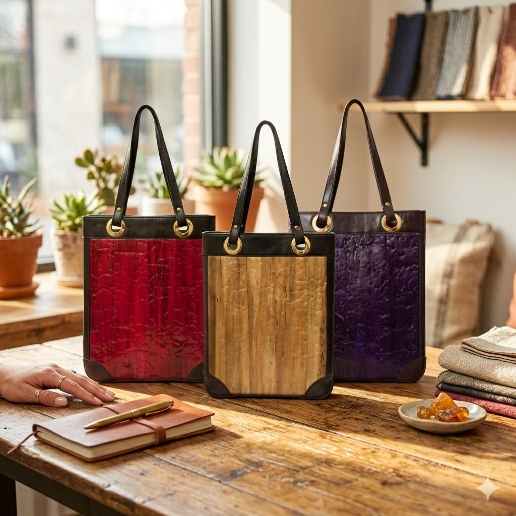 Vegan Leather Lambana Bags, Bag, Ecoingenuity Inc., Jacinto & Lirio. - Jacinto & Lirio