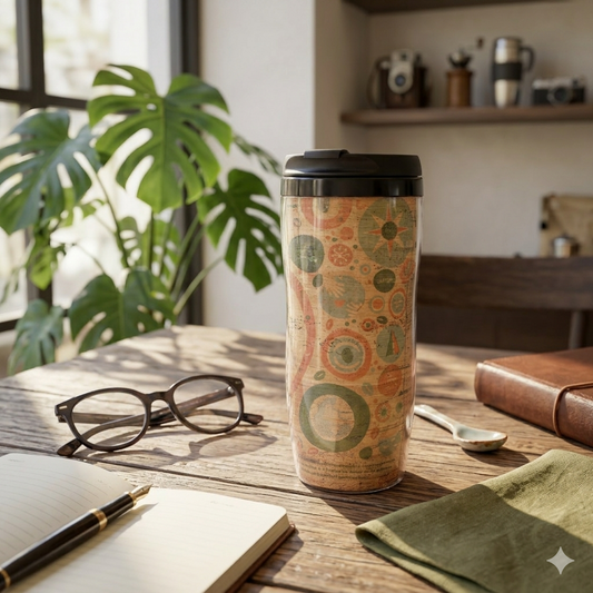 Vegan Leather Eco-friendly Tumbler, Tumbler, Ecoingenuity Inc., Jacinto & Lirio. - Jacinto & Lirio