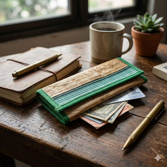 Vegan Leather Japanese Wallet (CWALT07), Japanese Wallet, Ecoingenuity Inc., Jacinto & Lirio. - Jacinto & Lirio