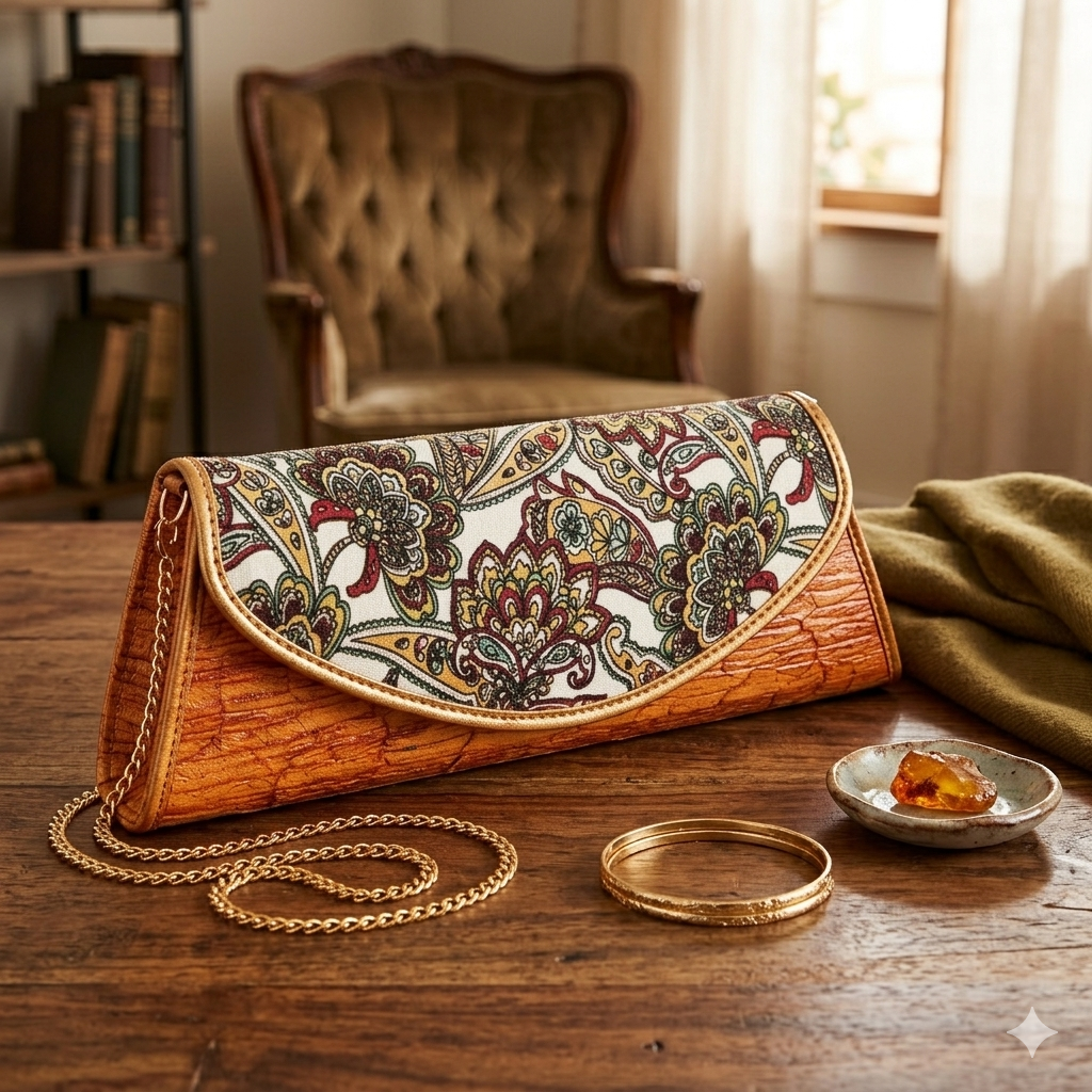 Vegan Leather Amihan Clutch, Clutch, Ecoingenuity Inc., Jacinto & Lirio. - Jacinto & Lirio