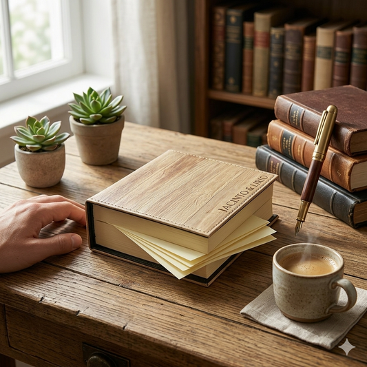 Vegan Leather Pad Holder, Pad Holder, Ecoingenuity Inc., Jacinto & Lirio. - Jacinto & Lirio