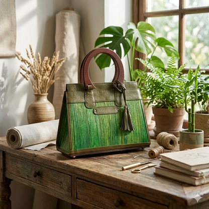 Vegan Leather Gregoria Bag, Bag, Ecoingenuity Inc., Jacinto & Lirio. - Jacinto & Lirio