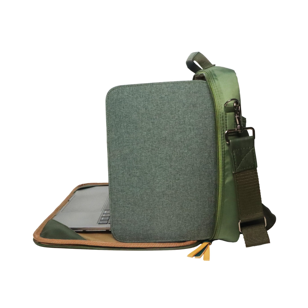 Hiraya (Green) opened side view.