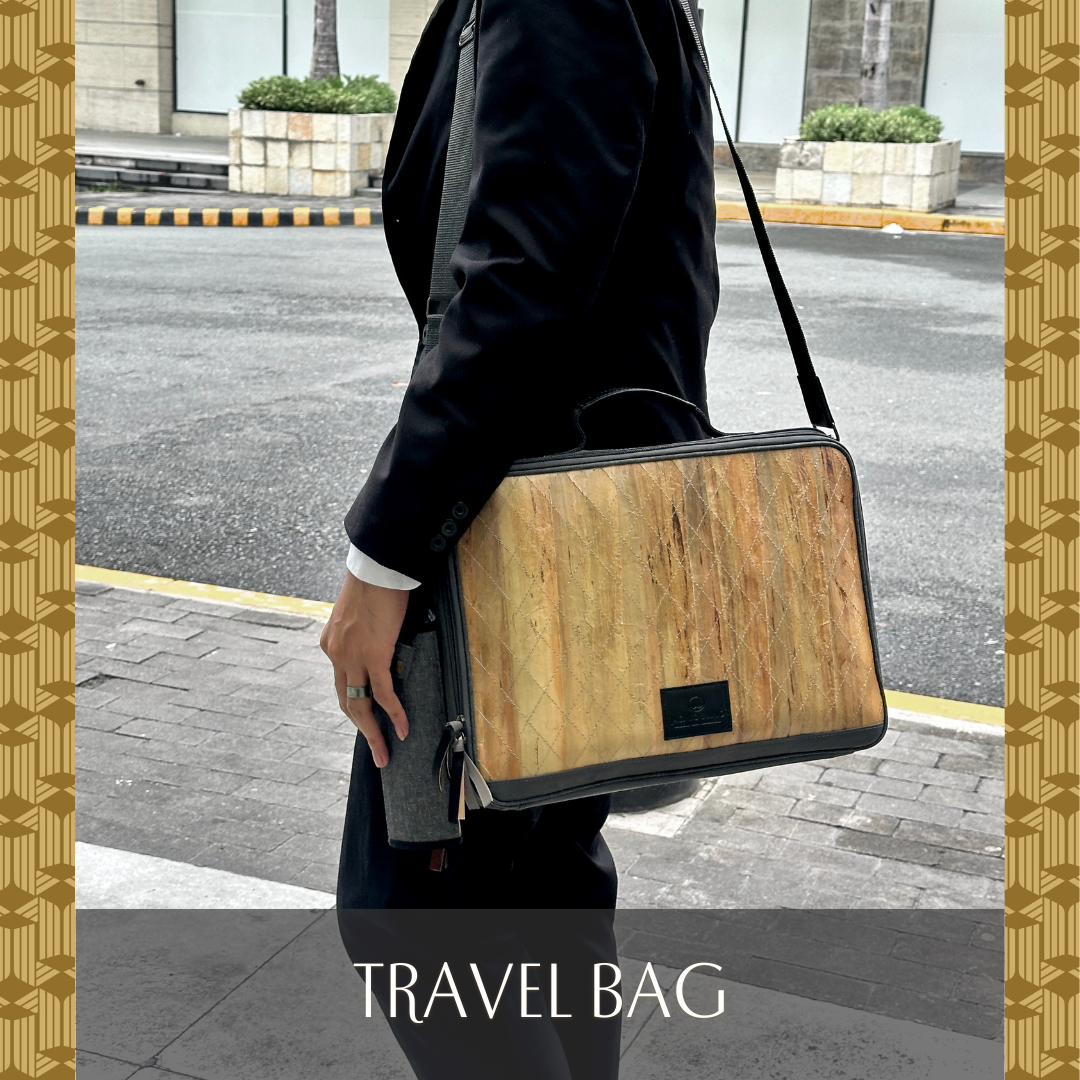 The Hiraya Laptop Bag serves as the perfect travel bag.