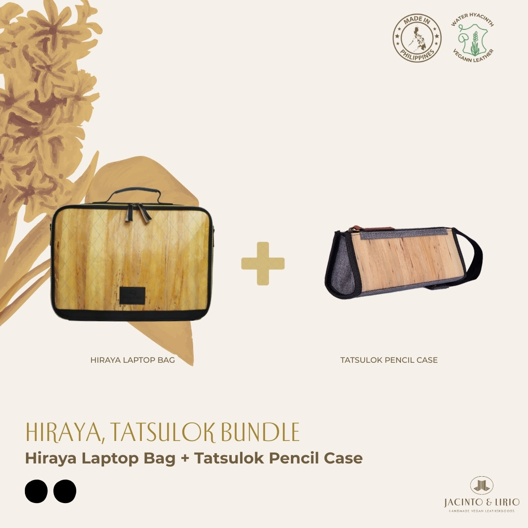 Hiraya (Black) with Tatsulok (Ash Gray) bundle.