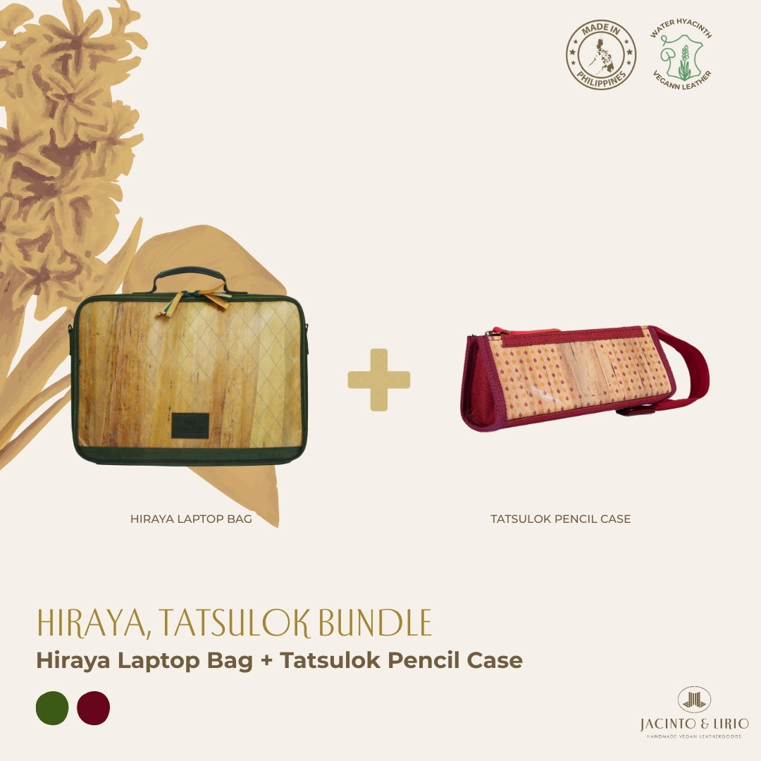 Hiraya (Green) with Tatsulok (Maroon) bundle.