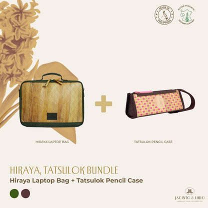 Hiraya (Green) with Tatsulok (Chestnut Brown) bundle.