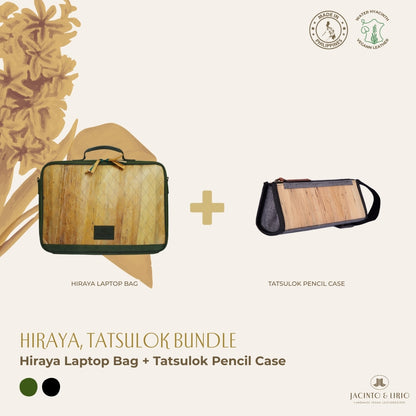Hiraya (Green) with Tatsulok (Ash Gray) bundle.