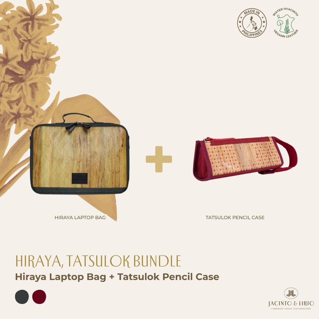 Hiraya (Grey) with Tatsulok (Maroon) bundle.