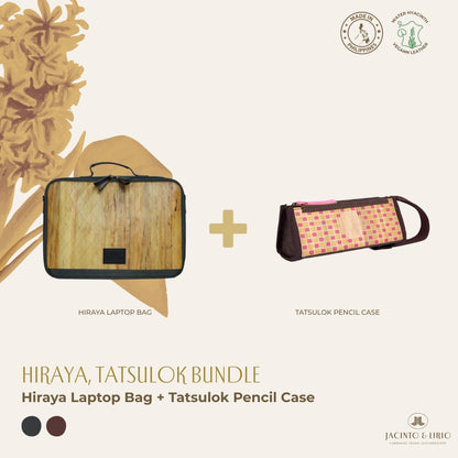 Hiraya (Grey) with Tatsulok (Chestnut Brown) bundle.