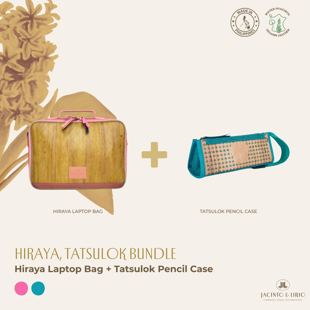 Hiraya (Pink) with Tatsulok (Turquoise) bundle.