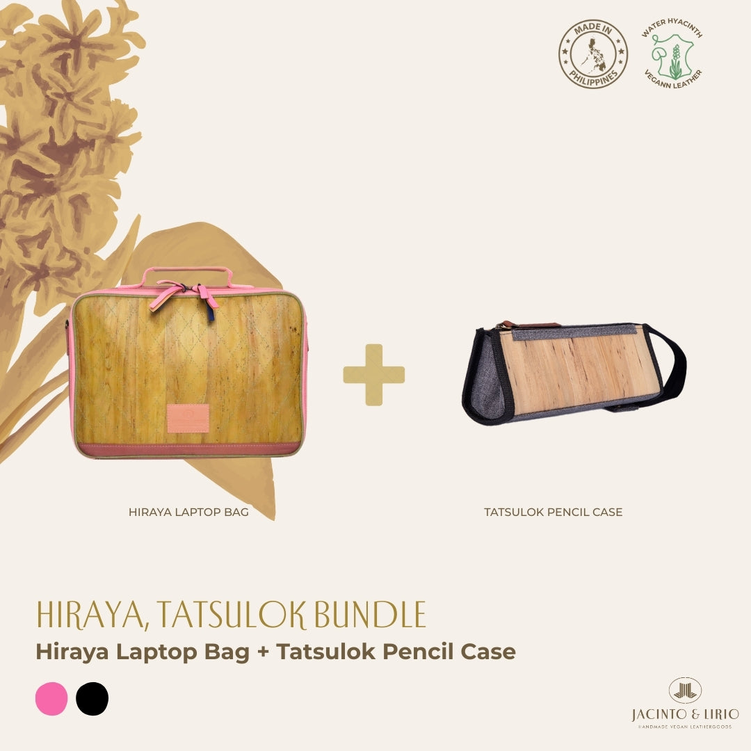 Hiraya (Pink) with Tatsulok (Ash Gray) bundle.
