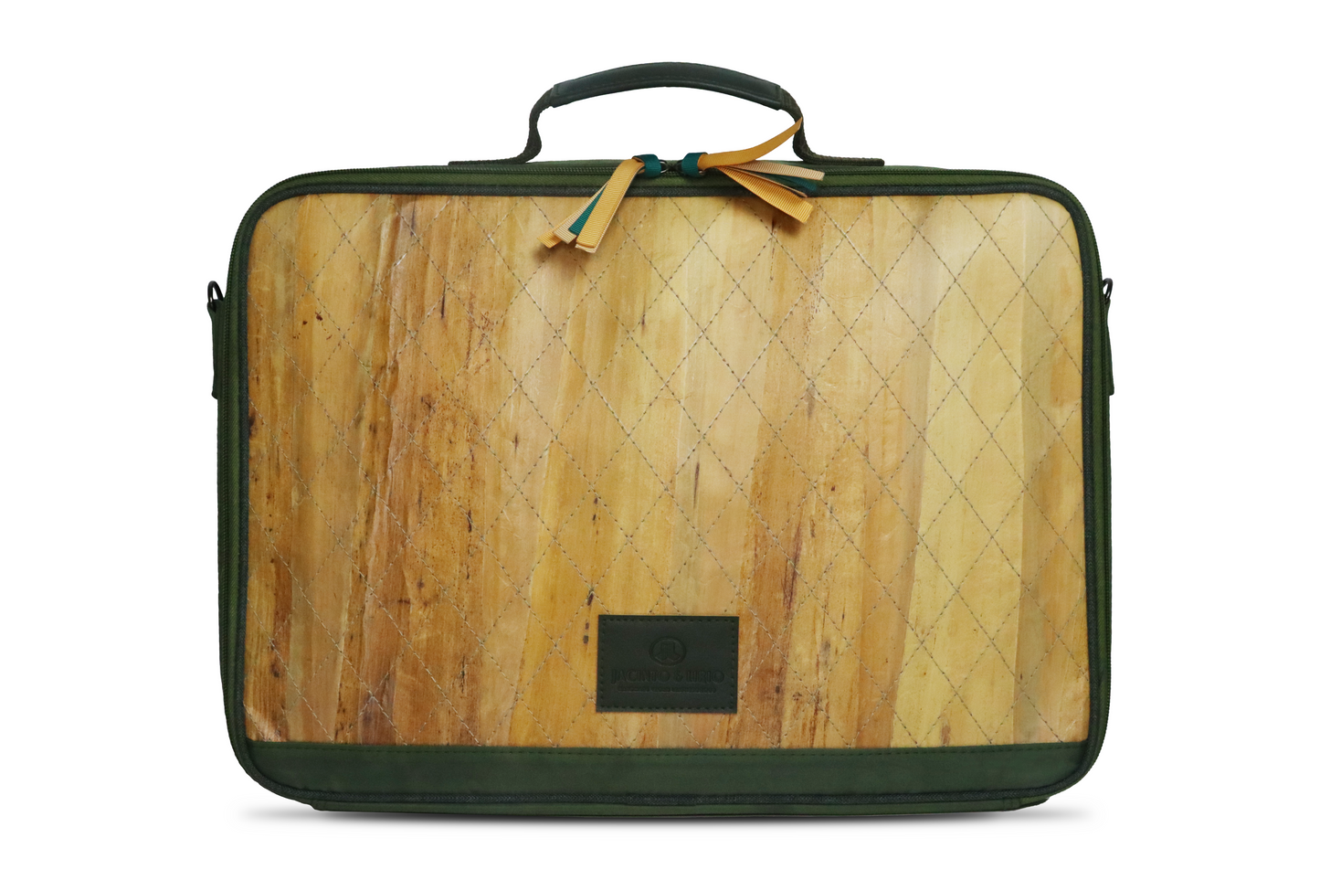 Hiraya Multifunctional and Eco-Friendly 13”/ 15” Workstation Laptop Bag with Privacy Panel, Built-In Laptop Stand, Zippered Closure & Travel Strap