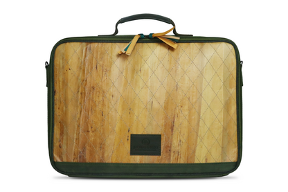 Hiraya Multifunctional and Eco-Friendly 13”/ 15” Workstation Laptop Bag with Privacy Panel, Built-In Laptop Stand, Zippered Closure & Travel Strap