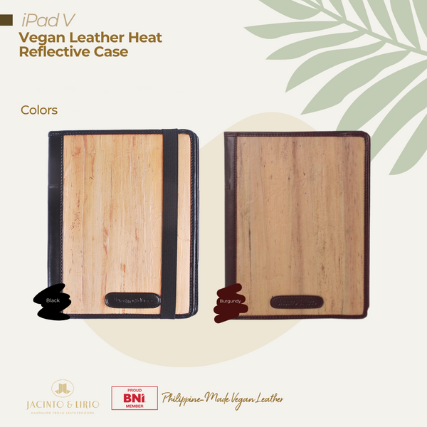 iPad Vegan Leather Heat Reflective iPad Case Horizontal and Vertical Orientation - Jacinto & Lirio