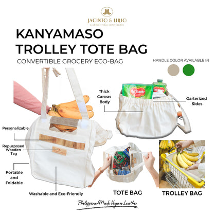 Kanyamaso Convertible Trolley Tote Bag