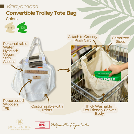 Kanyamaso Convertible Trolley Tote Bag