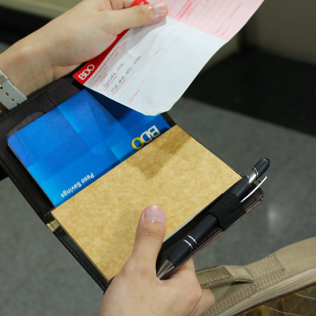 Makata II Mini Pocket 6x4” Vegan Leather Passport Holder & Mini Journal