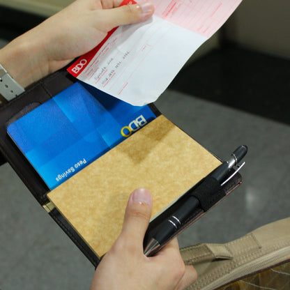 Makata II Mini Pocket 6x4” Vegan Leather Passport Holder & Mini Journal