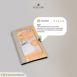 Pinto Mini Personalizable Passport Holder or Refillable Vegan Leather Journal - Jacinto & Lirio