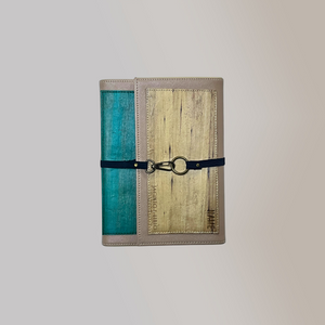 Refillable Leather Journal - Turquoise