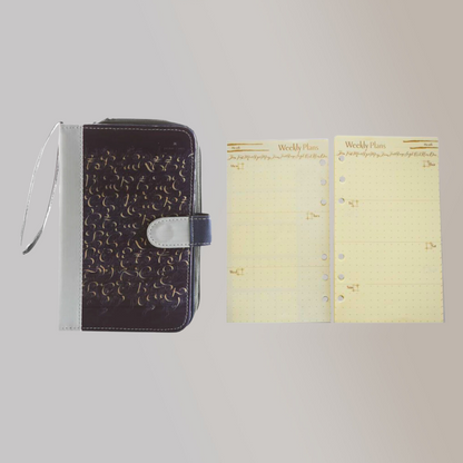 A6 Ring Binder Dateless Planner and Wallet Organizer - Jacinto & Lirio