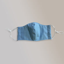 Load image into Gallery viewer, 3 Ply Washable Elastic Headloop with Adjuster Canvas Cotton Masks for Adults, Teens and Kids With Integrated Filter and Extra Pocket