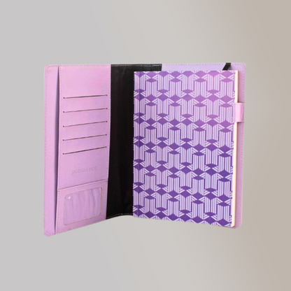 A5 Executive Journal Refillable with Card Holders - Lilac