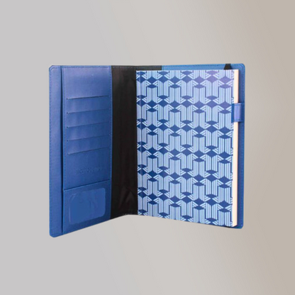 A5 Executive Journal Refillable with Card Holders - Royal Blue