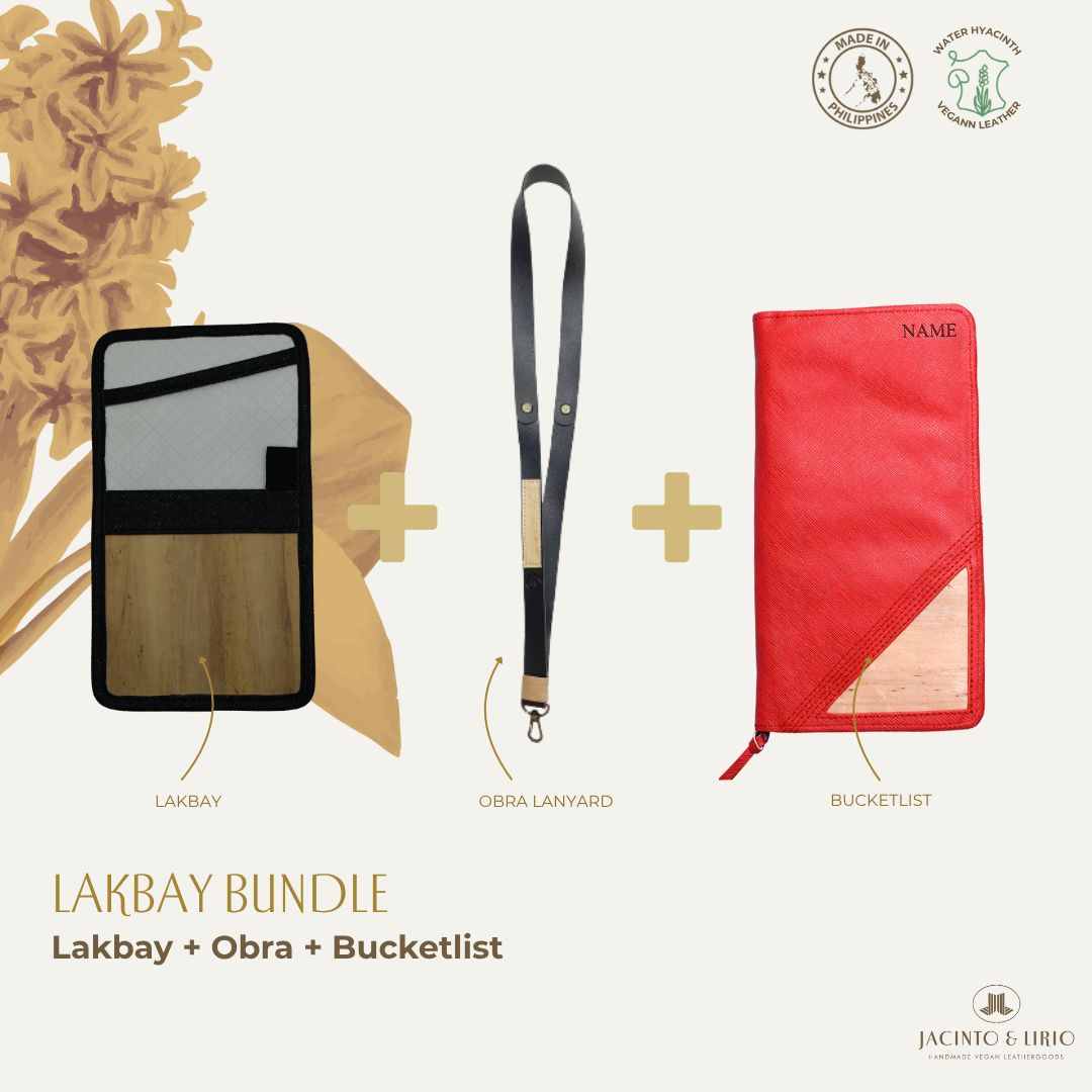 Travel Bundle – Lakbay + Obra + Bucketlist, Travel Wallet, Jacinto & Lirio, Jacinto & Lirio. - Jacinto & Lirio