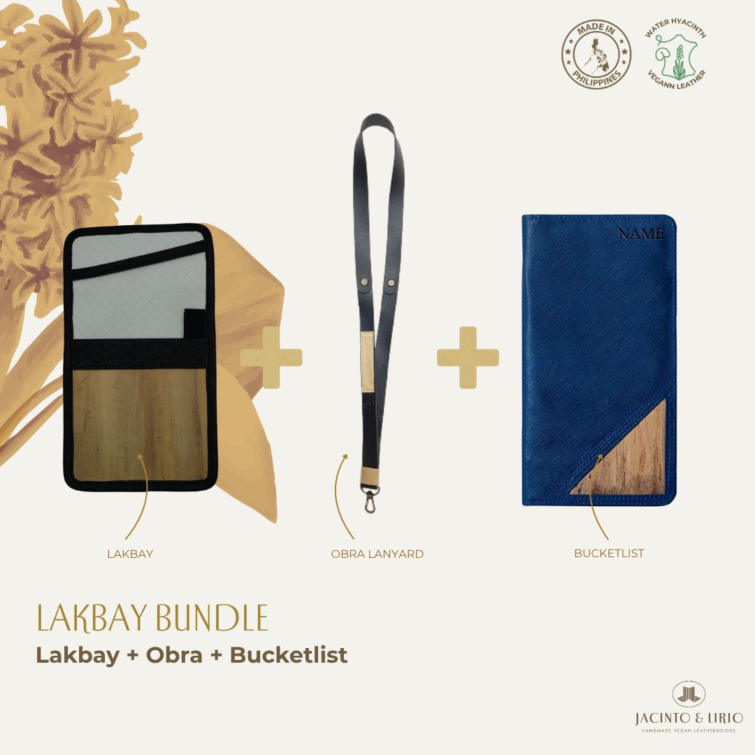 Travel Bundle – Lakbay + Obra + Bucketlist, Travel Wallet, Jacinto & Lirio, Jacinto & Lirio. - Jacinto & Lirio