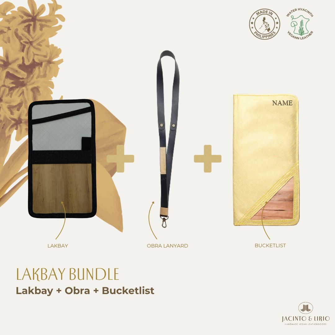 Travel Bundle – Lakbay + Obra + Bucketlist, Travel Wallet, Jacinto & Lirio, Jacinto & Lirio. - Jacinto & Lirio