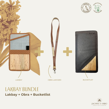 Travel Bundle – Lakbay + Obra + Bucketlist, Travel Wallet, Jacinto & Lirio, Jacinto & Lirio. - Jacinto & Lirio
