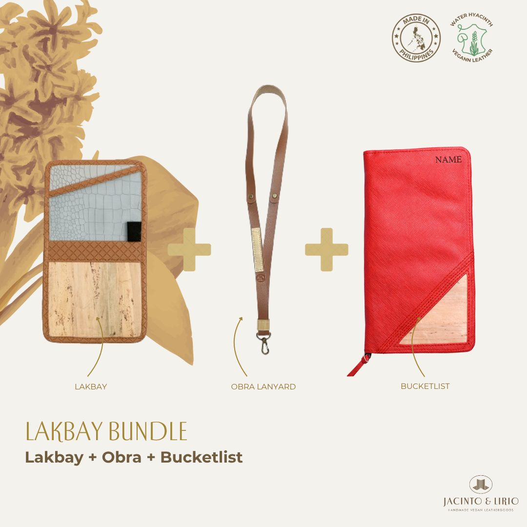 Travel Bundle – Lakbay + Obra + Bucketlist, Travel Wallet, Jacinto & Lirio, Jacinto & Lirio. - Jacinto & Lirio