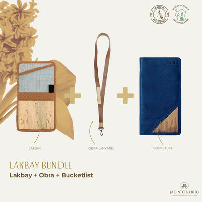 Travel Bundle – Lakbay + Obra + Bucketlist, Travel Wallet, Jacinto & Lirio, Jacinto & Lirio. - Jacinto & Lirio