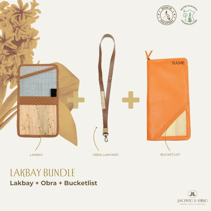 Travel Bundle – Lakbay + Obra + Bucketlist, Travel Wallet, Jacinto & Lirio, Jacinto & Lirio. - Jacinto & Lirio
