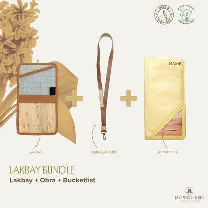 Travel Bundle – Lakbay + Obra + Bucketlist, Travel Wallet, Jacinto & Lirio, Jacinto & Lirio. - Jacinto & Lirio