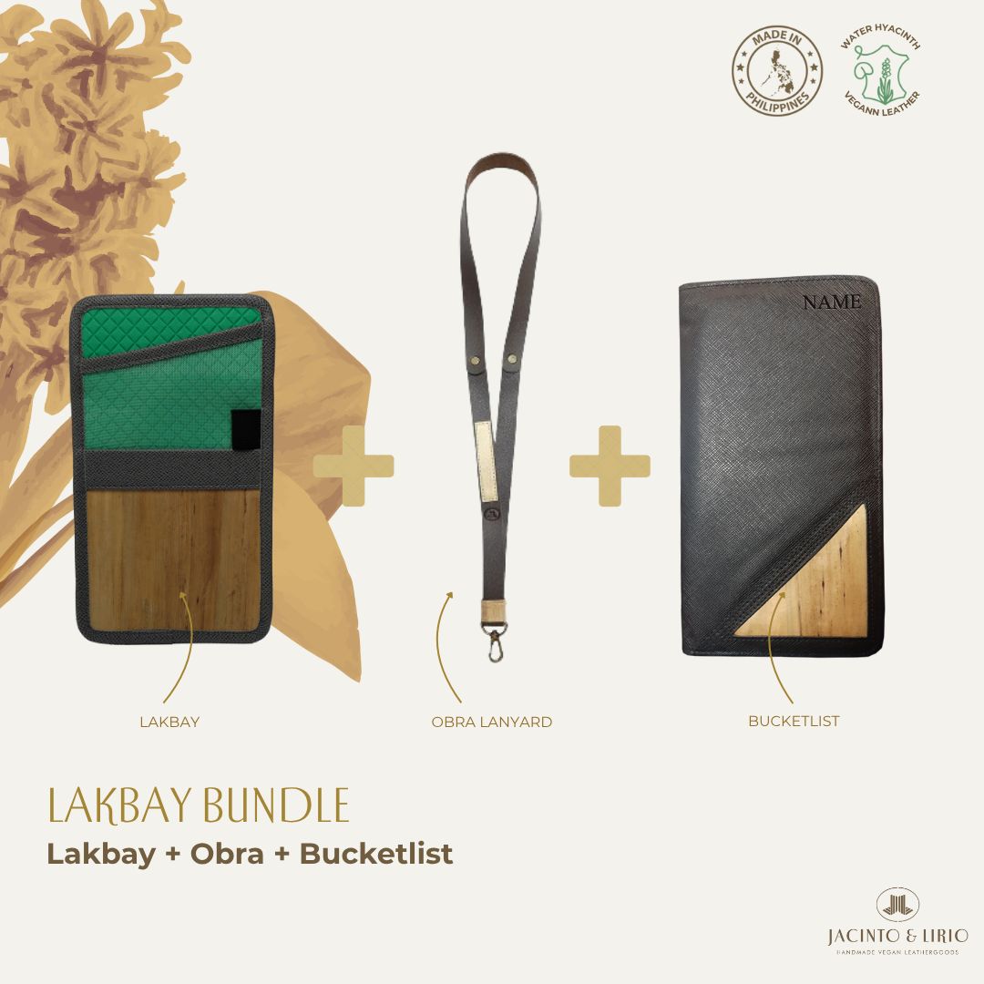 Travel Bundle – Lakbay + Obra + Bucketlist, Travel Wallet, Jacinto & Lirio, Jacinto & Lirio. - Jacinto & Lirio