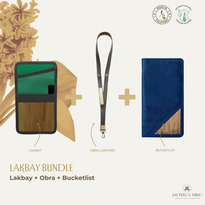 Travel Bundle – Lakbay + Obra + Bucketlist, Travel Wallet, Jacinto & Lirio, Jacinto & Lirio. - Jacinto & Lirio