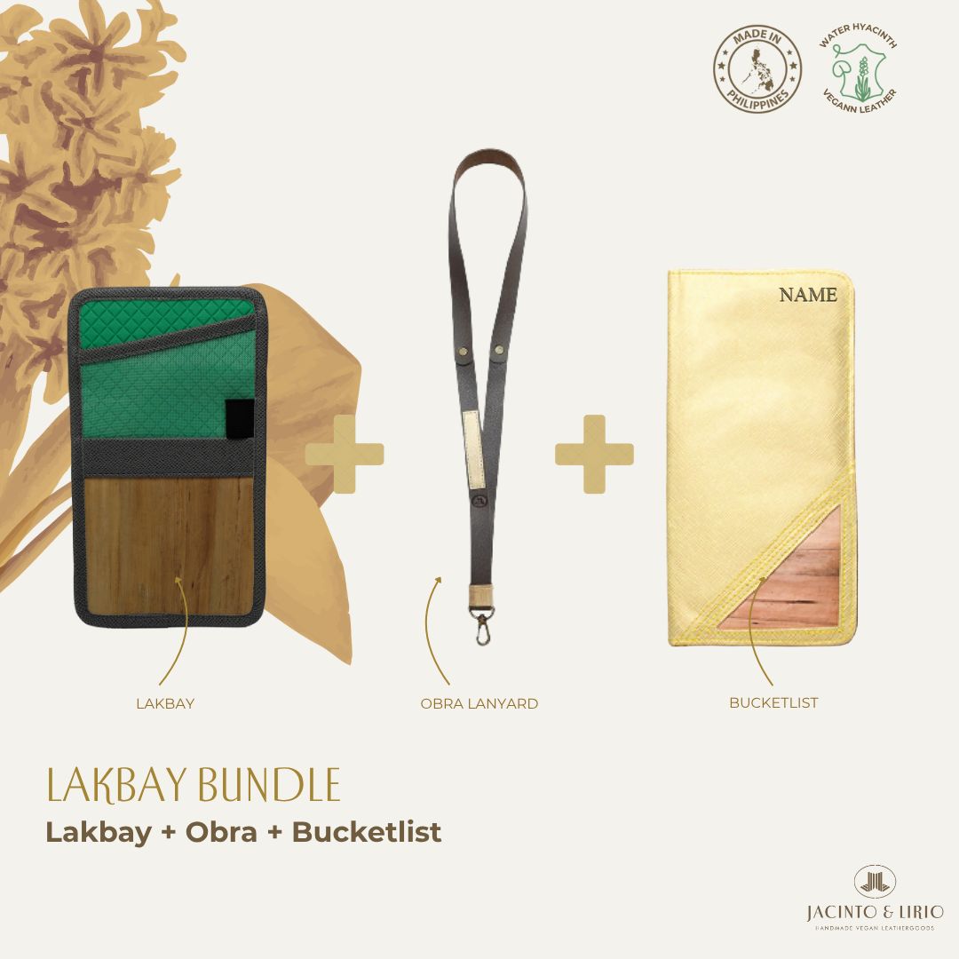 Travel Bundle – Lakbay + Obra + Bucketlist, Travel Wallet, Jacinto & Lirio, Jacinto & Lirio. - Jacinto & Lirio