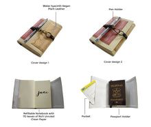 Load image into Gallery viewer, Artisan II Mini Dual Cover Refillable Vegan Leather Journal