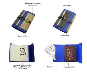 Artisan II Mini Dual Cover Refillable Vegan Leather Journal