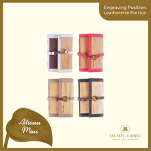 Load image into Gallery viewer, Logo Engraving Personalization on Leatherette Portion - Jacinto &amp; Lirio